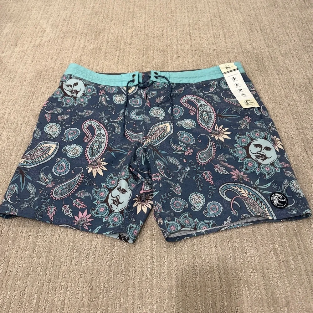 O'Neill OG CRUZER 18'' Blue Indigo Paisley Board Shorts